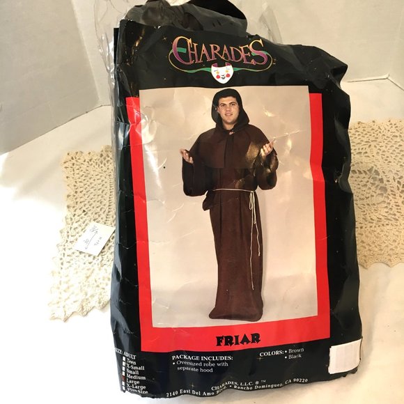 Friar Monk Renaissance Medieval Priest Robe NWT NOS - Picture 5 of 13